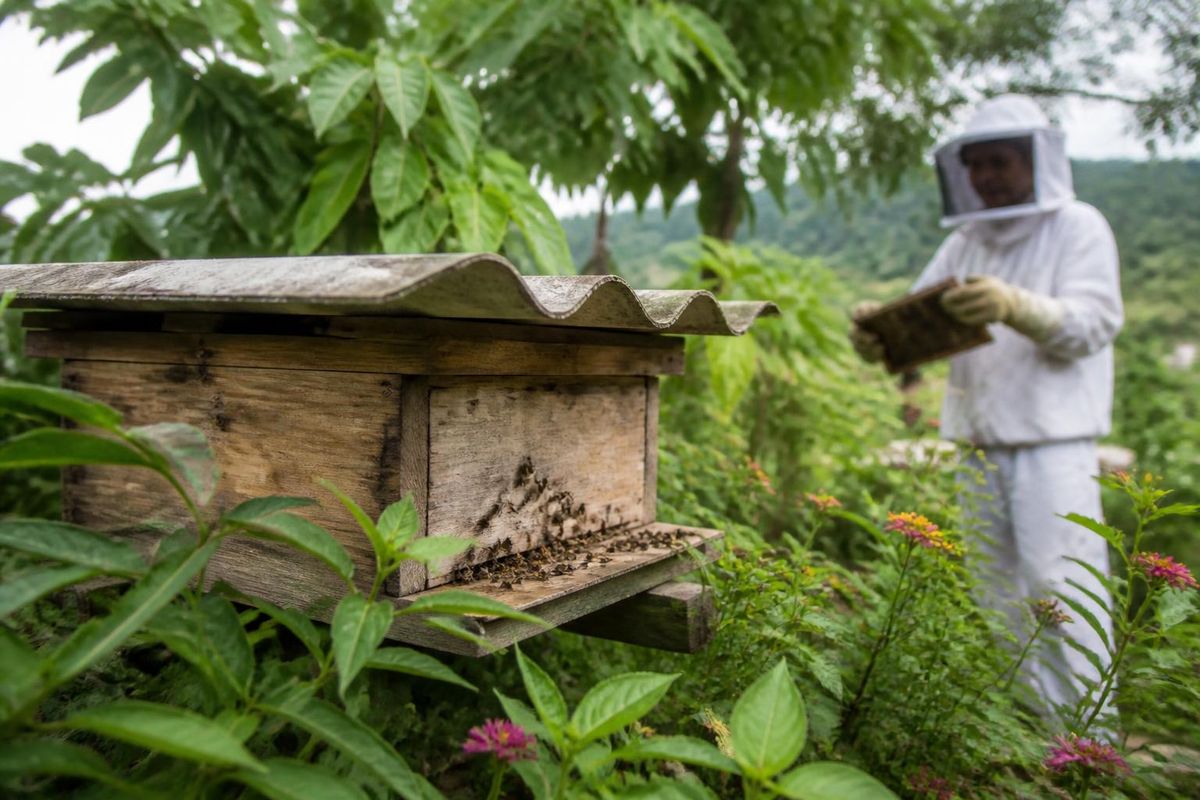 Beekeeping continues to grow in Kebumen Regency, with various bee species, including Apis and…
