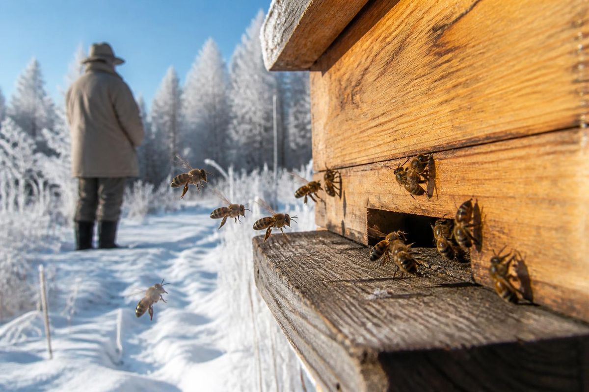 Der Winter stellt Bienenvölker vor große Herausforderungen