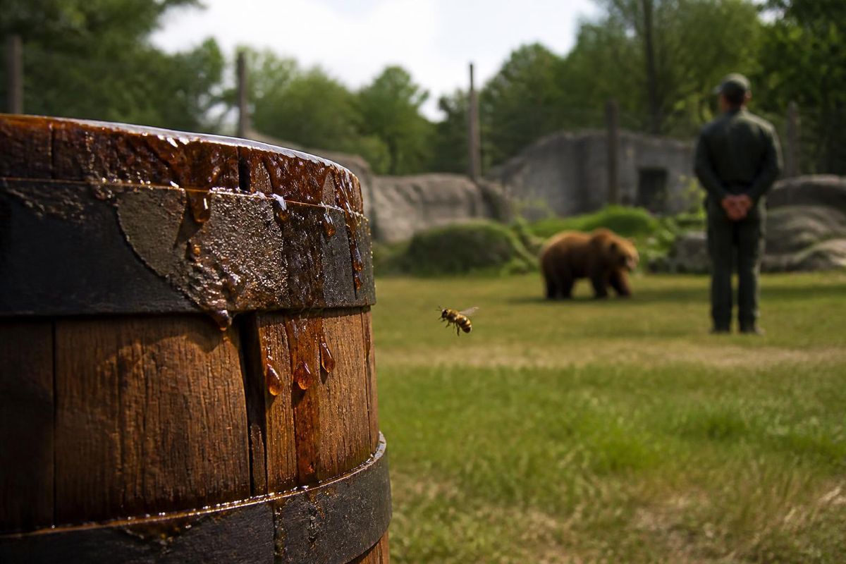 Les ourses brunes nommées Macha et Dacha, récemment transférées au zoo de Rostov-sur-le-Don,…