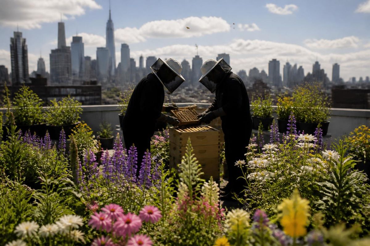 Urban Beekeepers Challenge Modern Economy with Community Honey Project