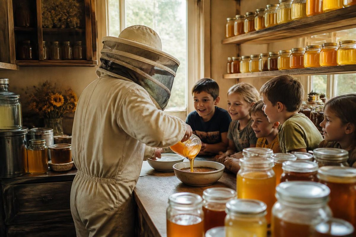 During the Week of Taste, students at Chan Heurlin school discovered beekeeping through…