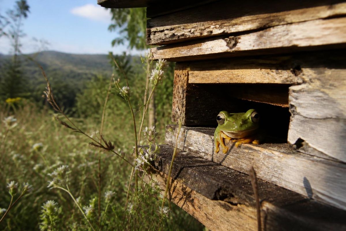 Ein verlassenes Bienenvolk auf einem Bauernhof in Piracicaba (SP) wurde von einem unerwarteten…