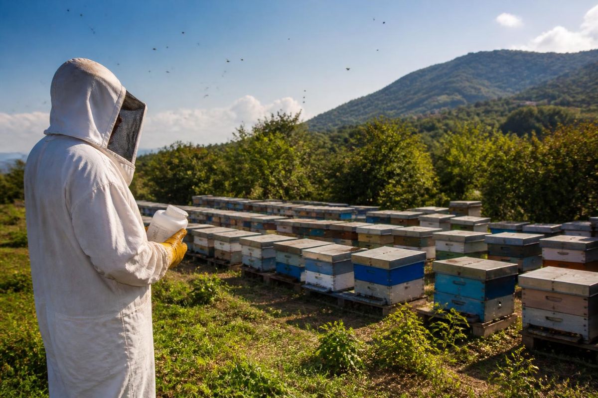 Hopa'da Arıcılara Varroa ve Tropilaelaps Mücadele Desteği