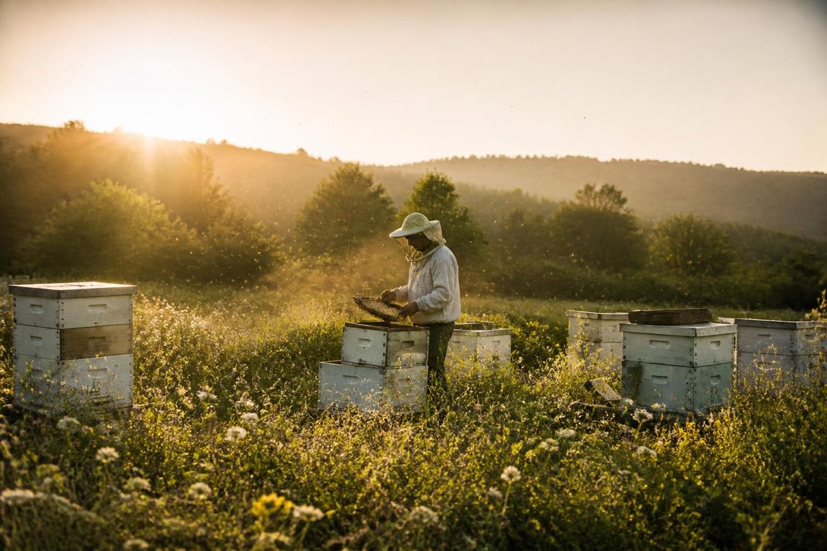 Pál Zsibrita, a beekeeper from Mezőberény, was named the producer of the month at the Csaba…