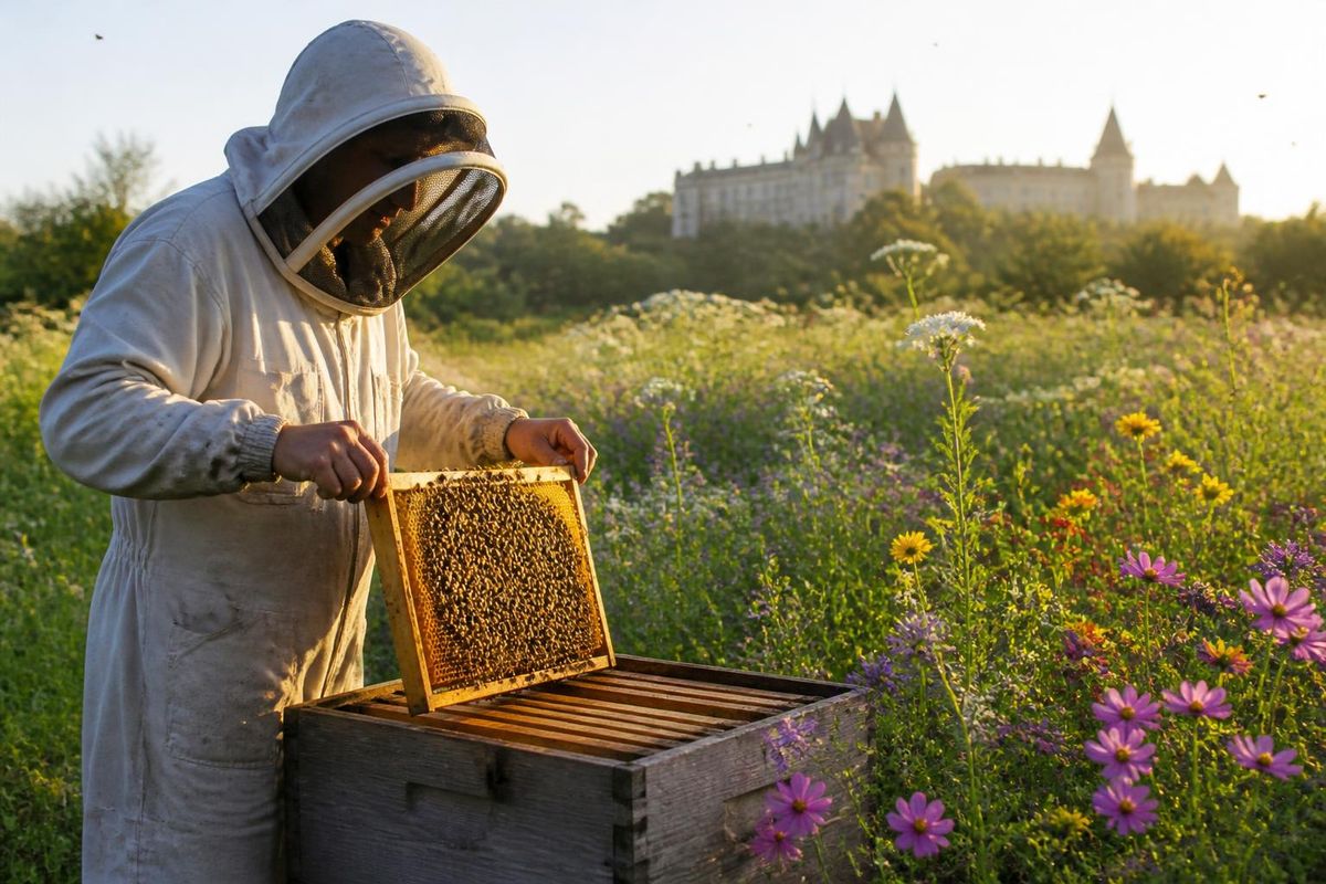Die geführte Besichtigung des Bienenstands der drei Schlösser findet am Samstag, den 17