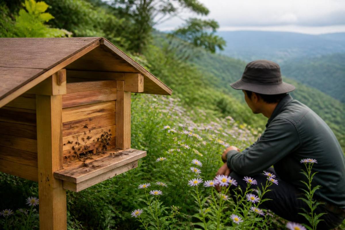 Modell zur Zucht stachelloser Bienen in Bay Nui entwickelt