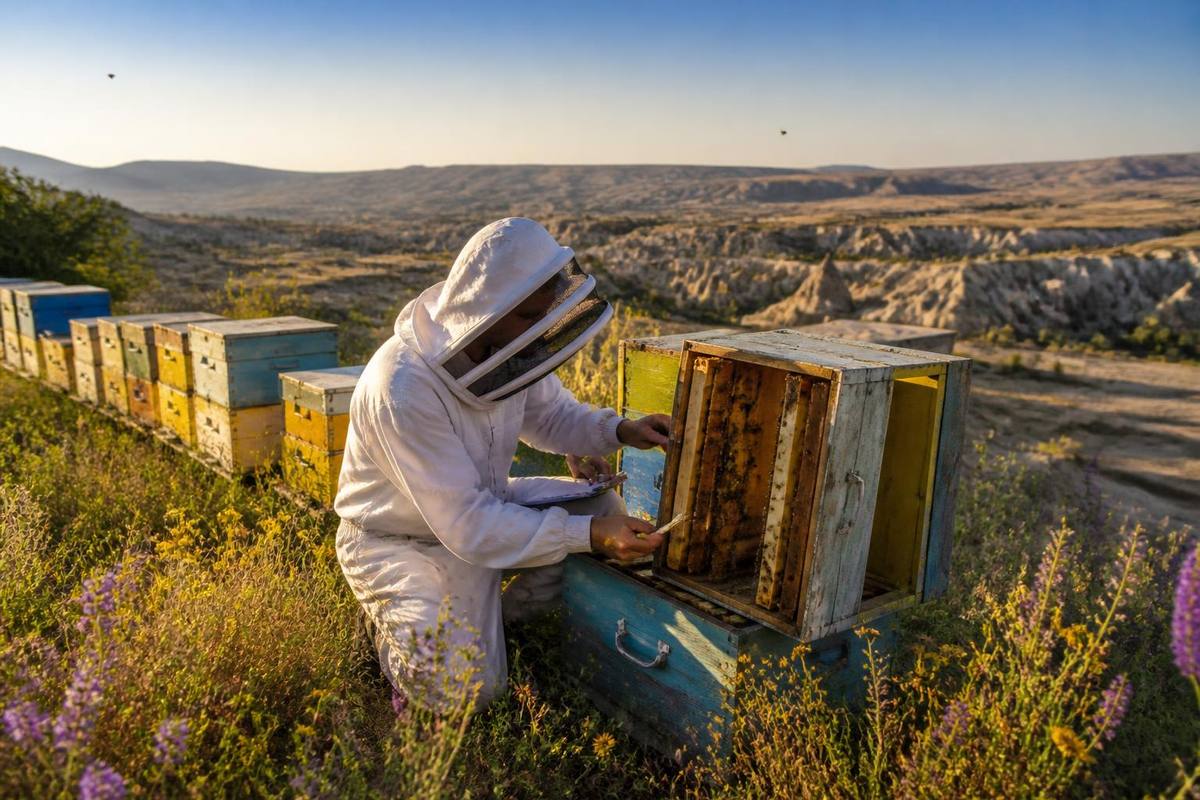 In Nevşehir, hive identification efforts continue under the 2026 Supported Hives Program to…
