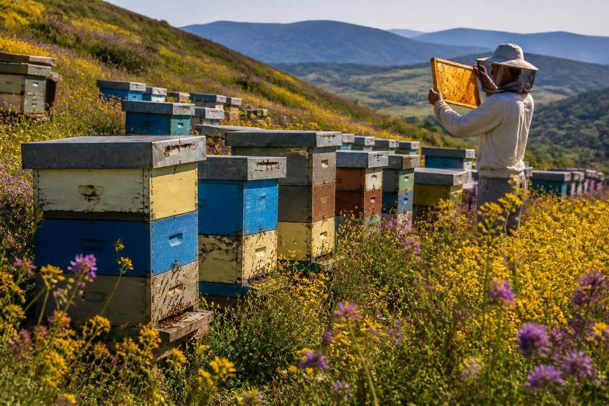 Ordu'da 600 Bin Kovandan 17 Bin Ton Bal Üretildi