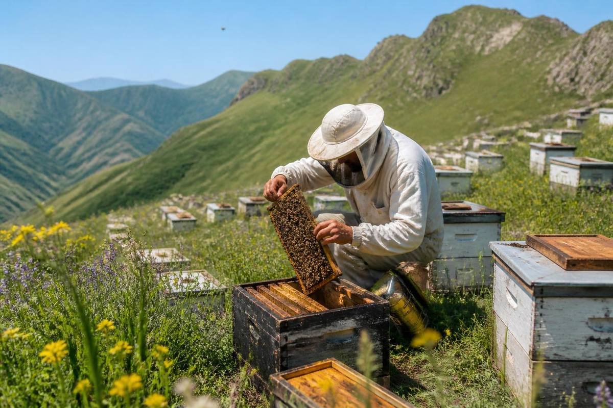 The harvest of registered karakovan honey has started in Bitlis