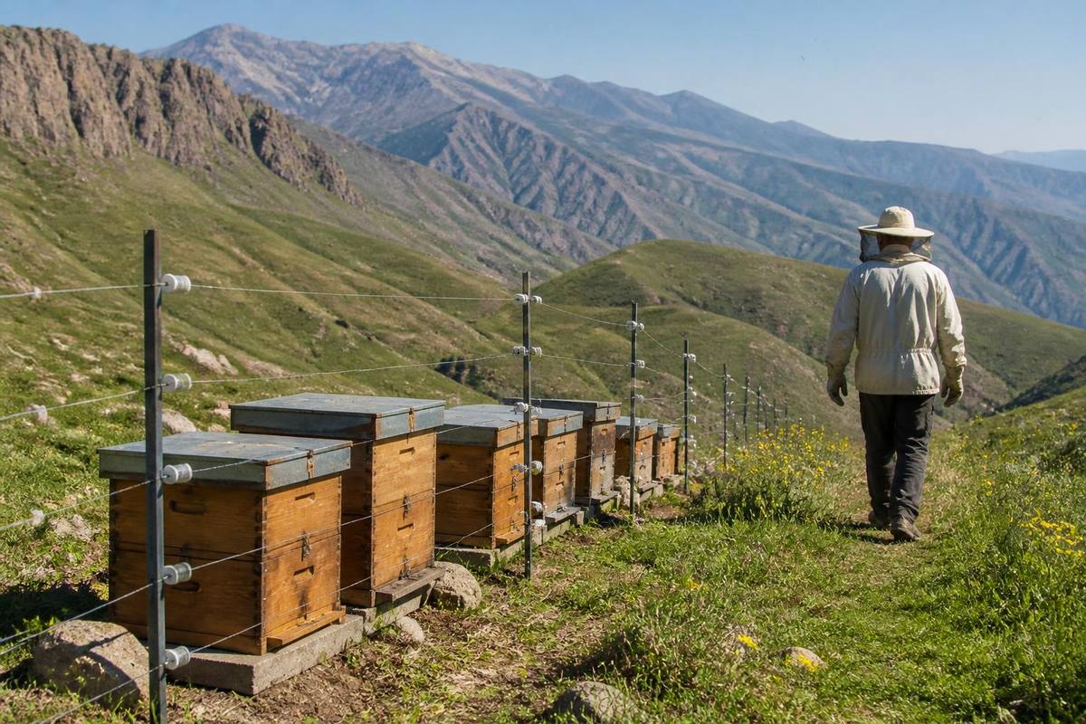 In Hakkari, under the “I Installed Fences, My Bees Are Safe” project, electric fence systems…