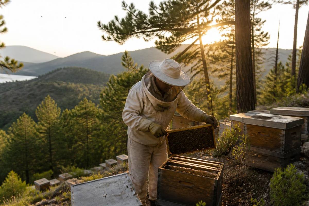 Teams from the Muğla Directorate of Agriculture and Forestry are visiting beekeepers across…